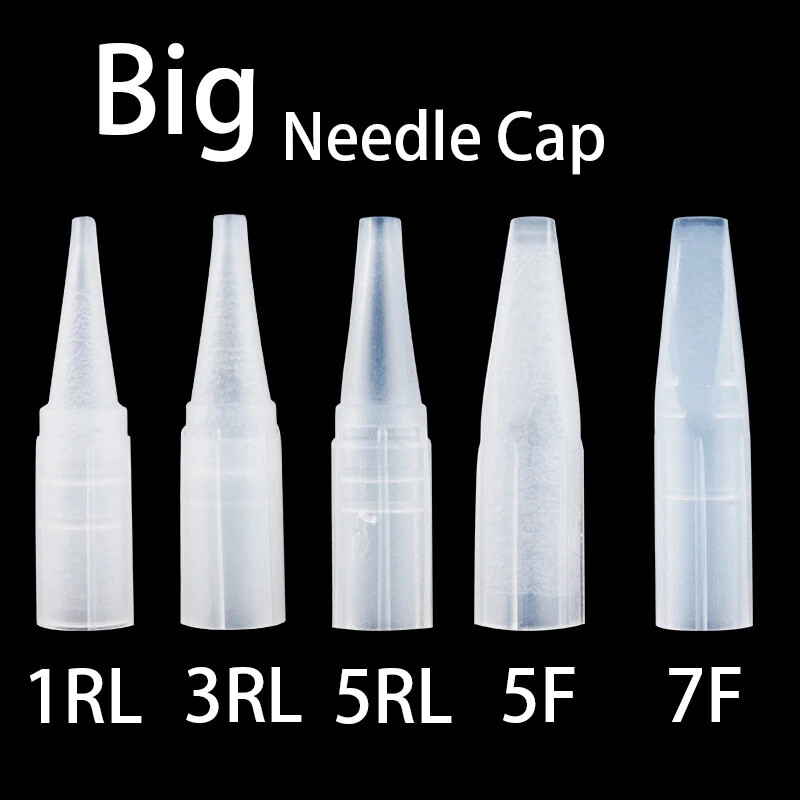Needles And Tips Disposable Tattoo Needles Caps for Permanent Makeup Eyebrow Kit