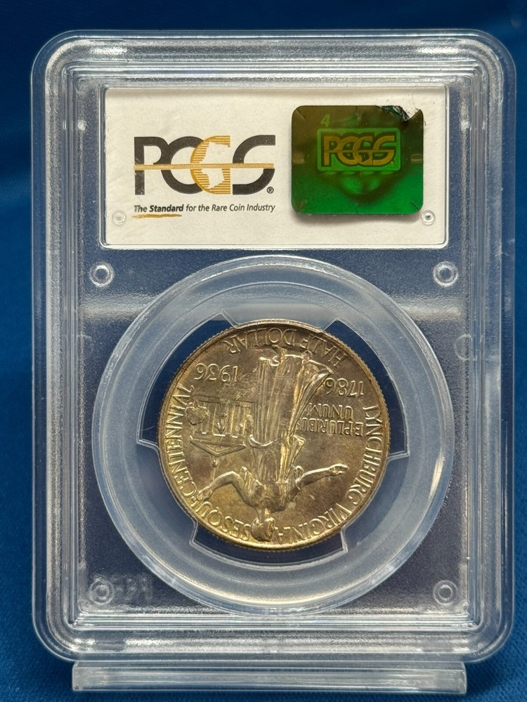 1936 Lynchburg Commemorative Half Dollar PCGS MS66 – Sharp Detail