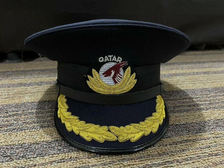 QATAR AIRLINE PILOT CAP Reproduction