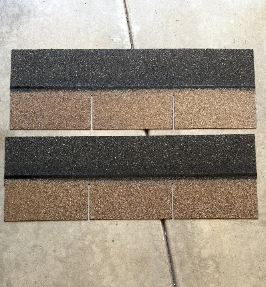 New Tan Algae Resistant 3-Tab Roofing Shingles Set of 7, Maximum 3Sets Per Order