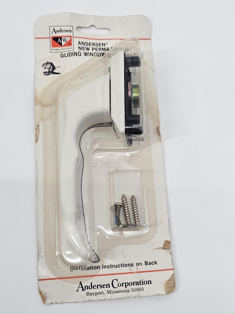 Andersen Perma Shield Gliding Window Lock Handle 1991 Perma-shield Vtg New