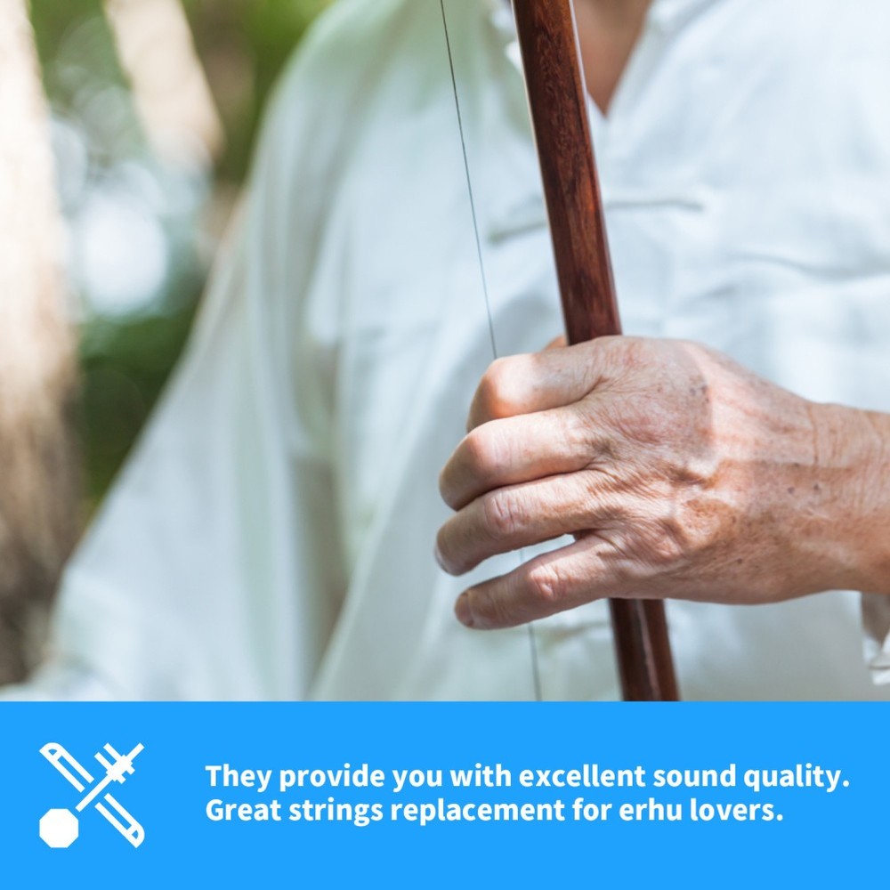 2 Pcs Accessories for Stringed Instruments Replacement Strings Erhu Parts