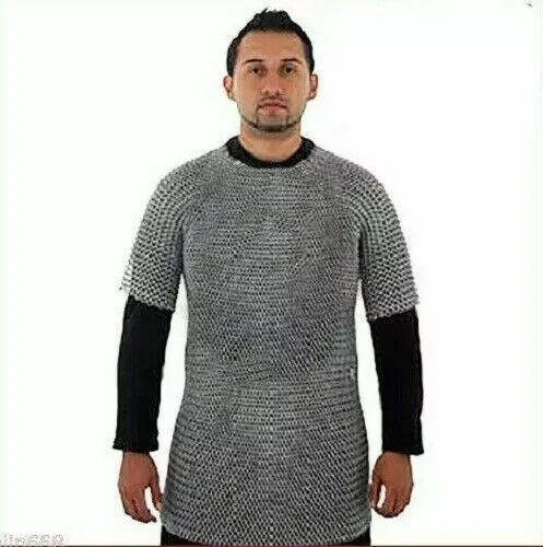 Butted Chain Mail Shirt - Aluminum Chainmail Armor Reenactment LARP
