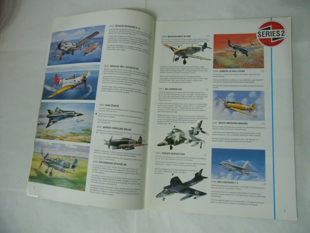 1990 AIRFIX MODEL KITS MODEL CATALOG.