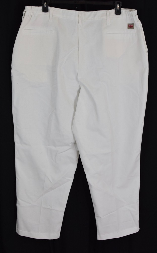 Red Kap Women's Elastic Insert Work Pant White Size 26
