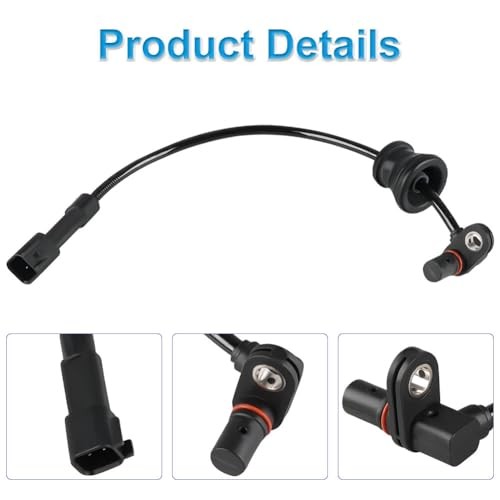 2 Pcs ABS Wheel Speed Sensor Compatible with Chevy Equinox 2010 2011 2012 2013