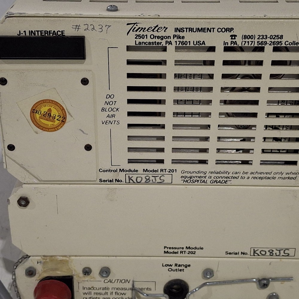 Timeter Instrument Corporation RT-200 Calibration Analyzer