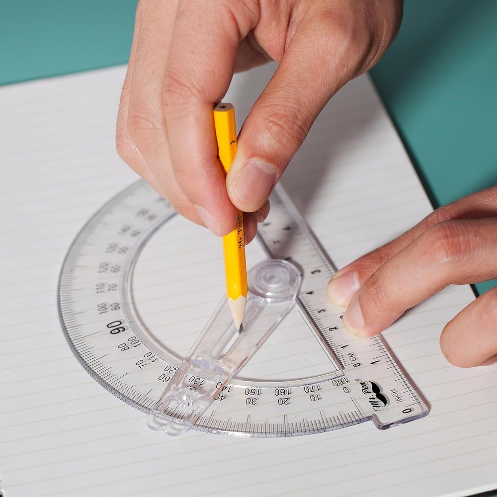 Nicpro 15 PCS Compass Geometry Tools with Case, Drafting Tools Geometry Set with