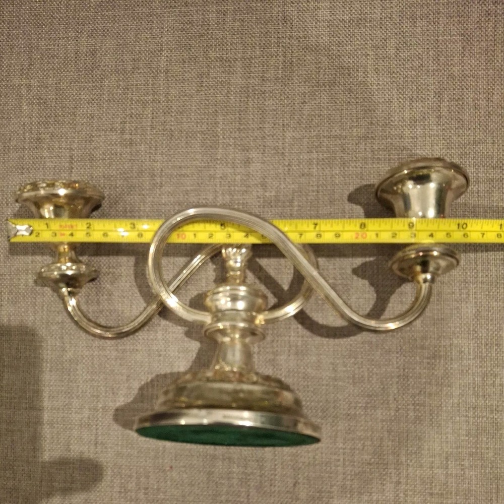 Vintage Silver Plated Candleabra unmarked