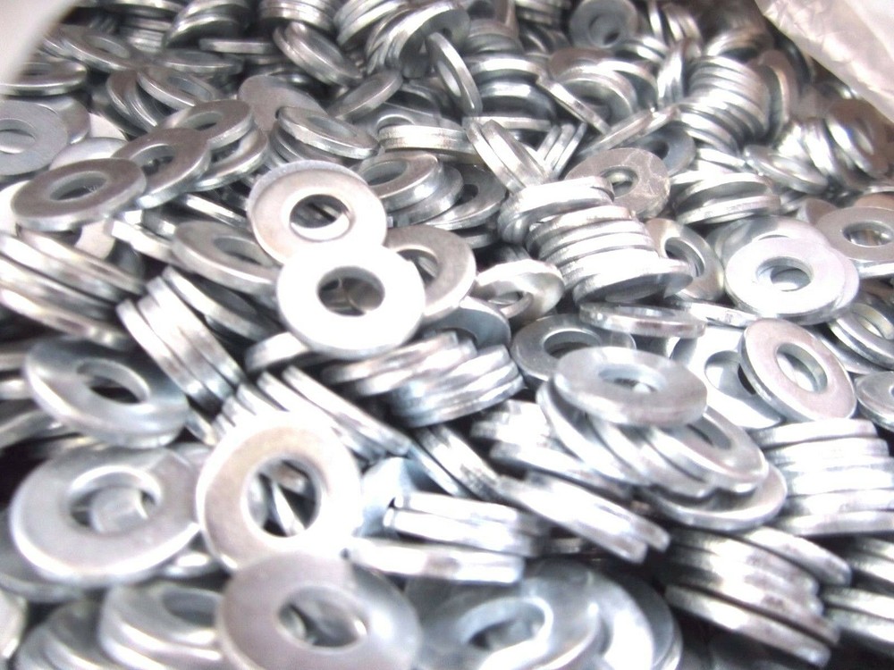 1/4 SAE Flat Washers Zinc Plated 2000 Pieces