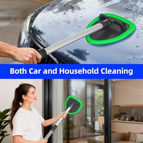 desin Windshield Cleaning Tool, Car Window Cleaner Windshield Cleaner with 4