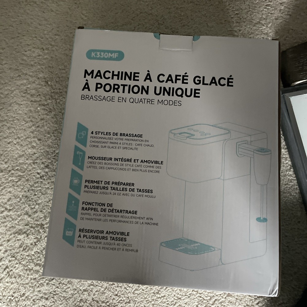 Tastyle Single Serve Iced Hot Coffee Maker Machine k310IC