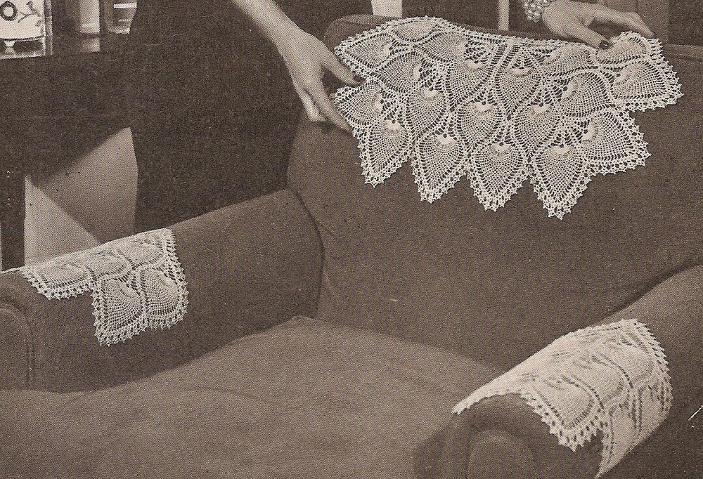 Vintage Fountain Spray Chair Set PATTERN ONLY