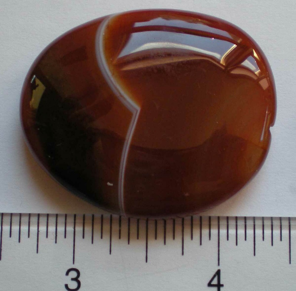 Carnelian Agate Palmstone sc707g