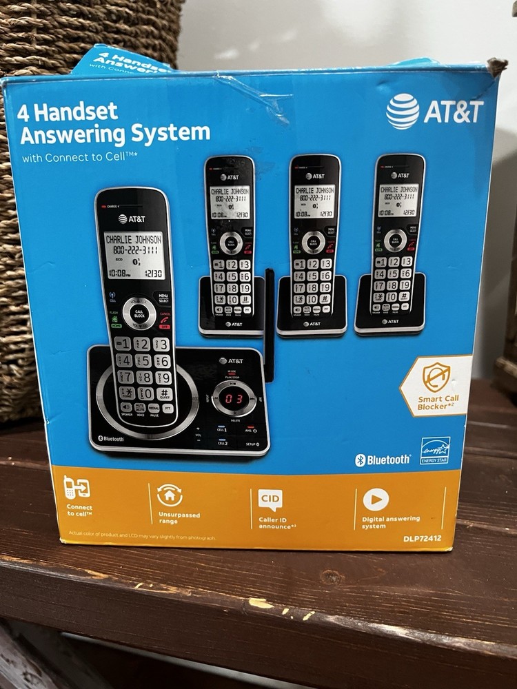 At&T Box Panasonic 4-Handset Answering System