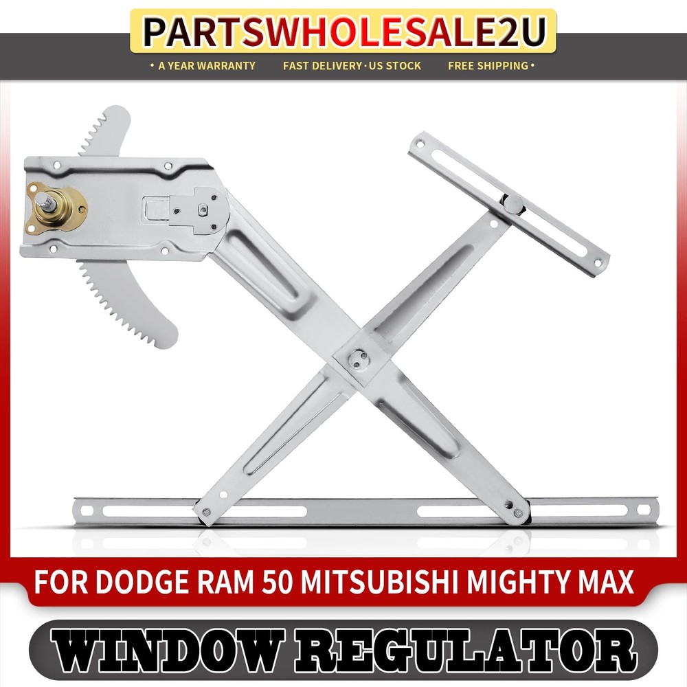 Front Driver Left Manual Window Regulator for Dodge Ram 50 Mitsubishi Mighty Max