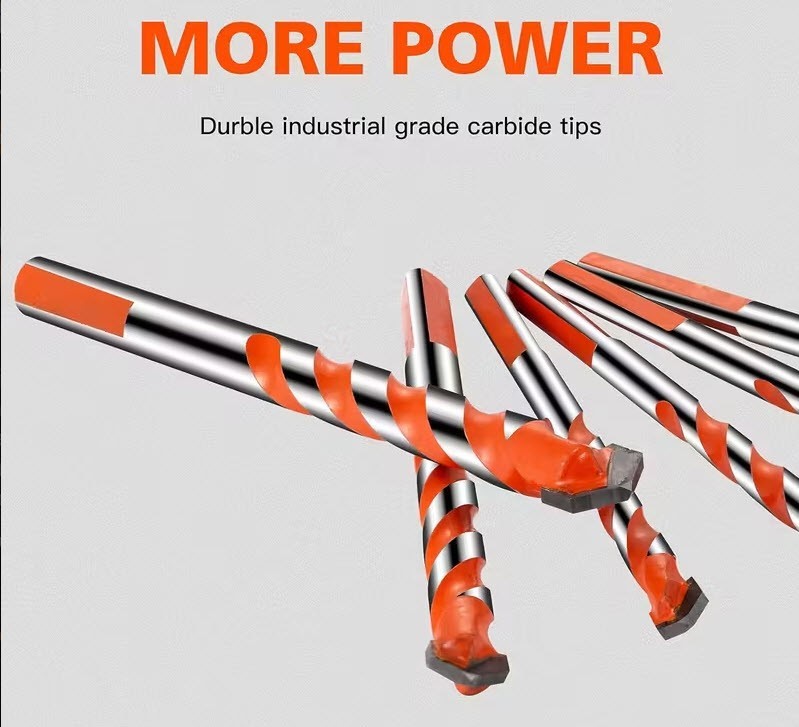 7pcs Ultimate Heavy Duty Carbide Drill Bits Set - US Ship