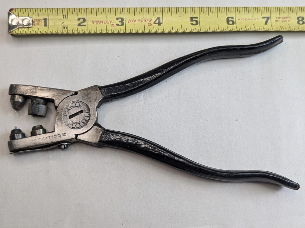 Double Punch Tool EYELET TOOL CO. ETCO