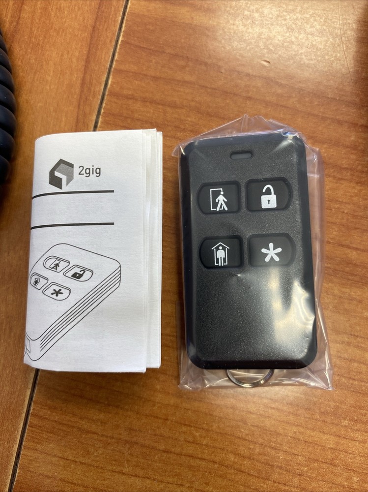 2GIG TECHNOLOGIES 4 BUTTON KEY RING REMOTE 2GIG-KEY1-345