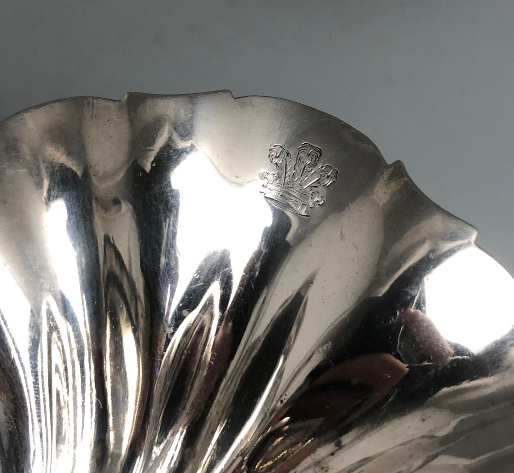 Georgian Crested Solid Silver Salts Thomas Watson Newcastle c1800 237g CBEZX