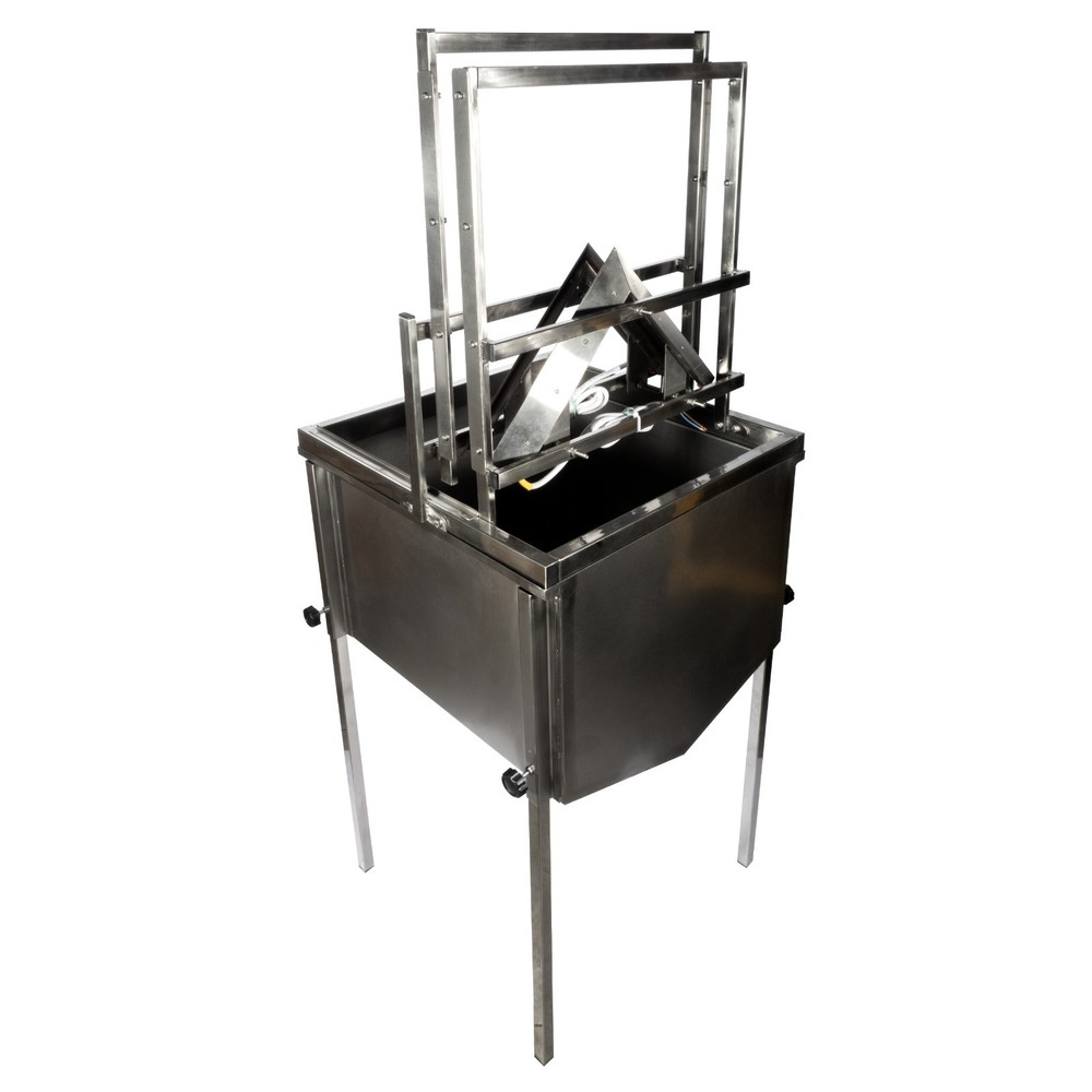 VAROMORUS 12V Hive Frames Uncapping Machine Stainless Steel Honeycomb