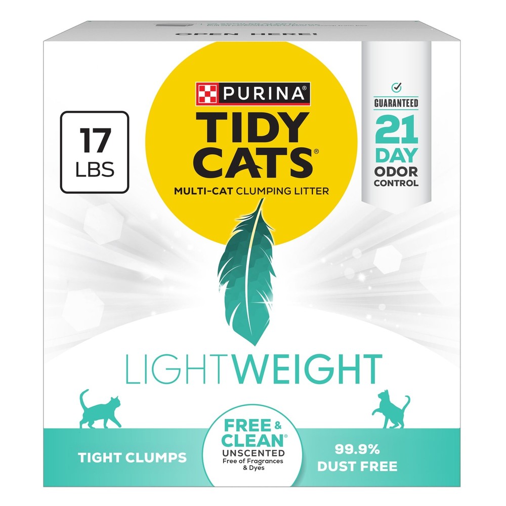 Cat Litter Unscented Box W/ Strong Absorbency & Non-Tracking New
