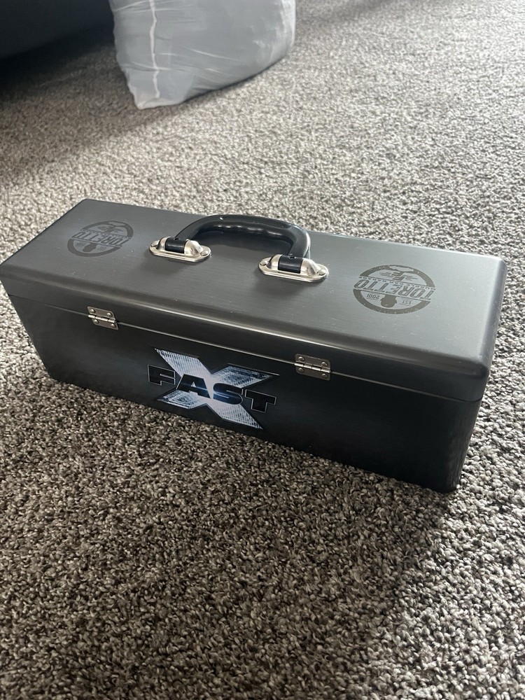 Universal studios Fast X tool box Toretto Popcorn Cinemark