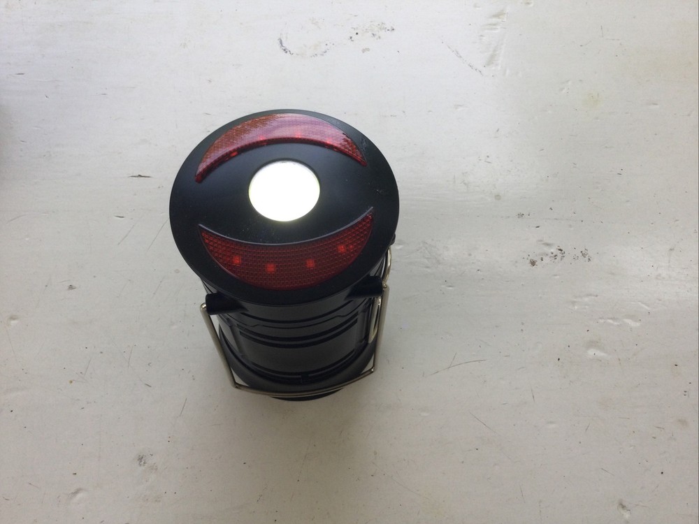CAMPING LANTERN FLASHLIGHT AND BEACON Two In One With Box