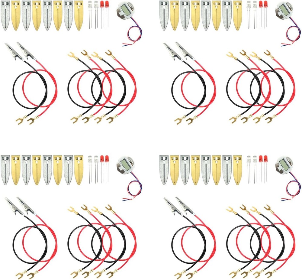 EUDAX Fruit Battery Science Experiment Kit for DIY School Home Teaching Equipmen