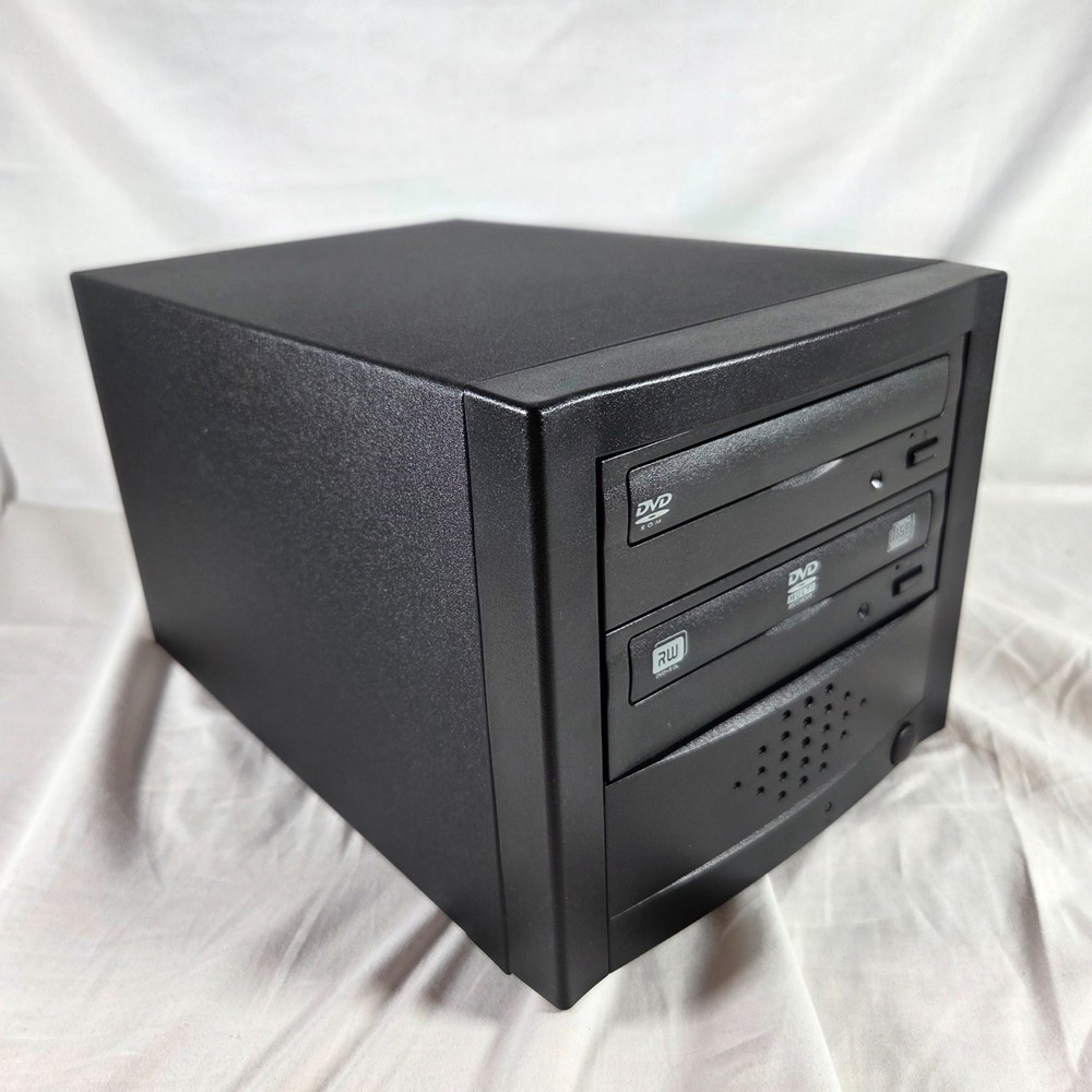 Standalone 1-to-1 DVD CD Duplicator Copier Tower | 1 Target Drive | Tested