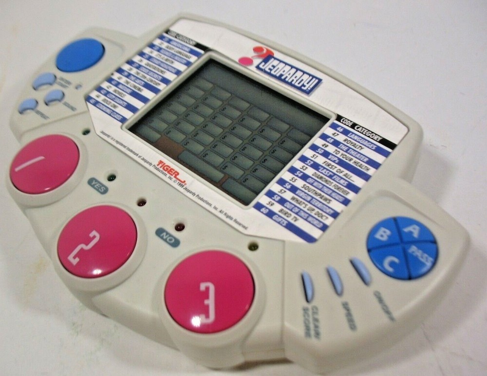 Vintage 1999 Tiger Electronics Jeopardy! Handheld Console Game