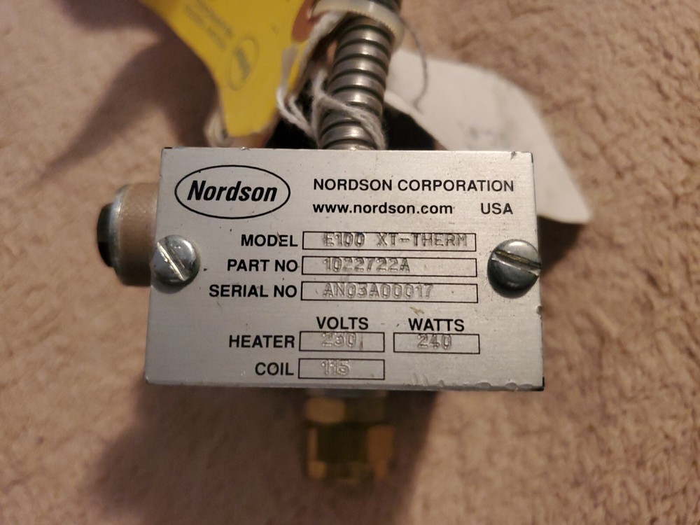 SLAUTTERBACK NORDSON E100-XT ADHESIVE