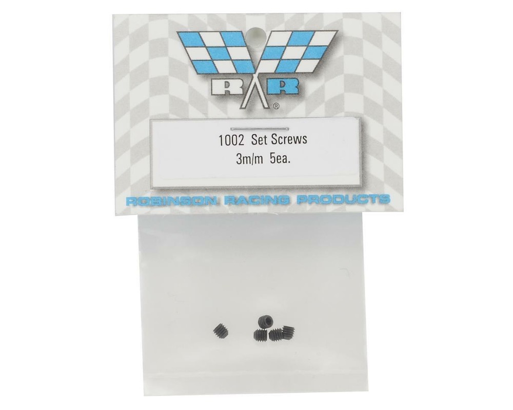 Robinson Racing 3mm Set Screws (5) [RRP1002]
