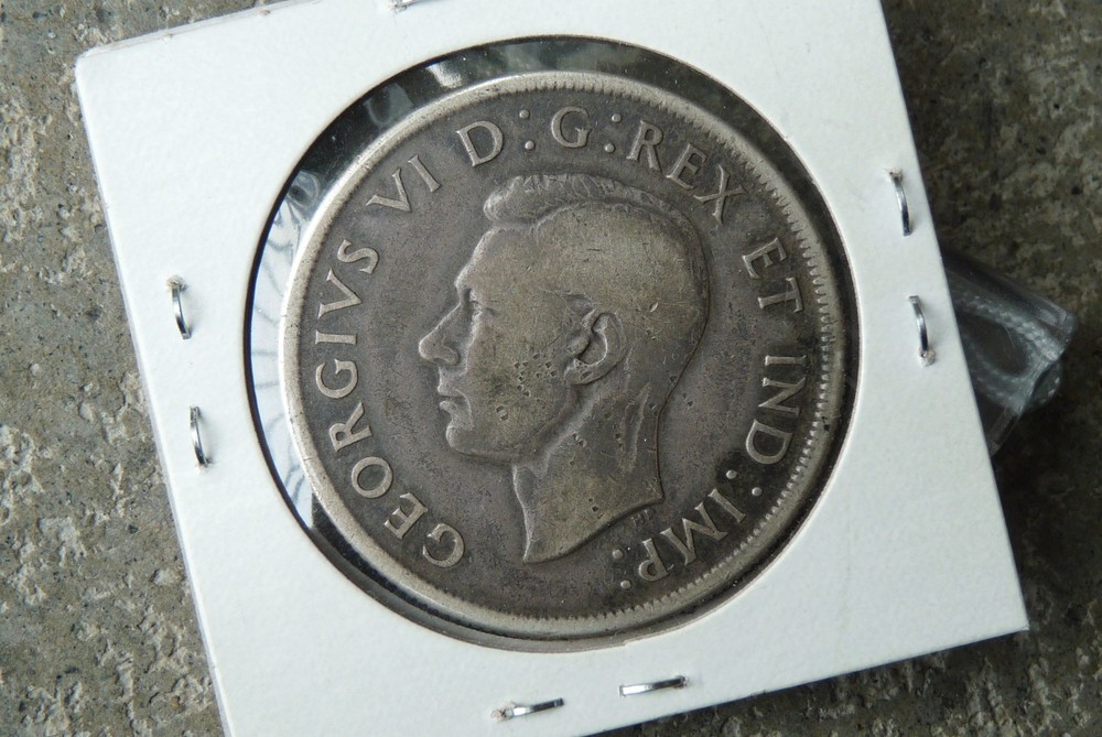 1937 Canada silver dollar $1, lowball