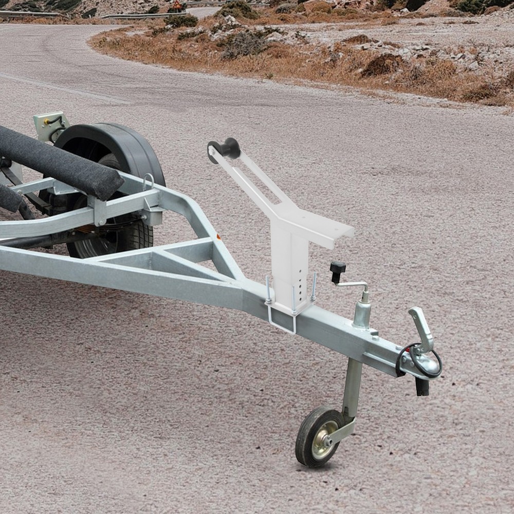 Adjustable Boat Trailer Winch Stand Trailing Tool W/ Roller for Various Ships