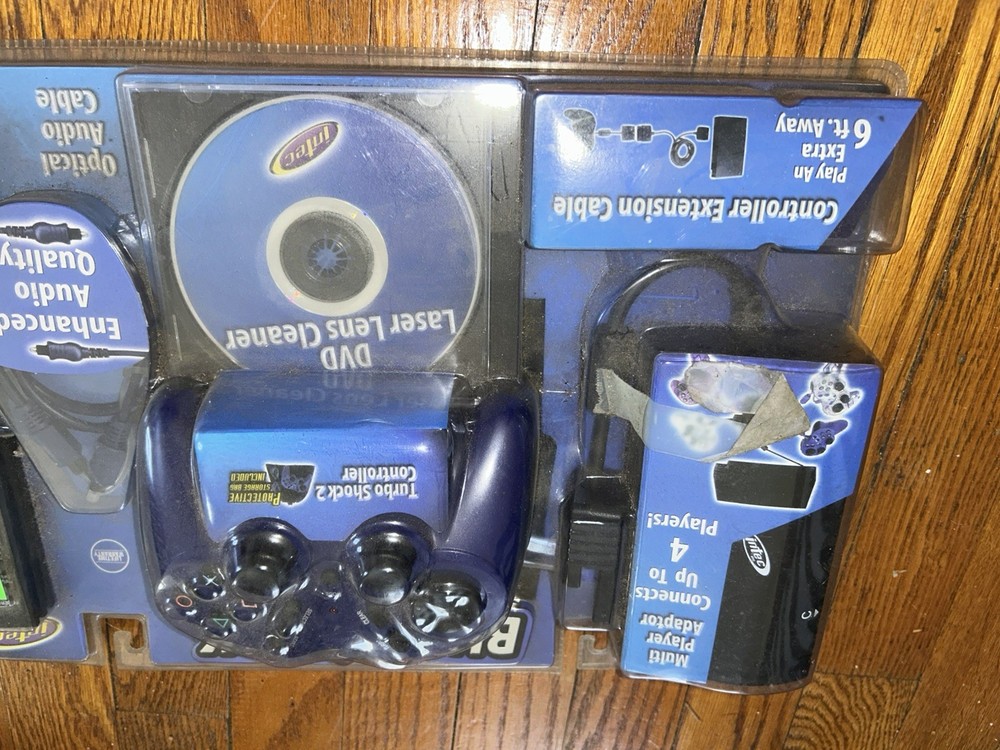 Intec Accessory Controller Bundle Pak for Playstation 2 PS2 Remote -New Sealed