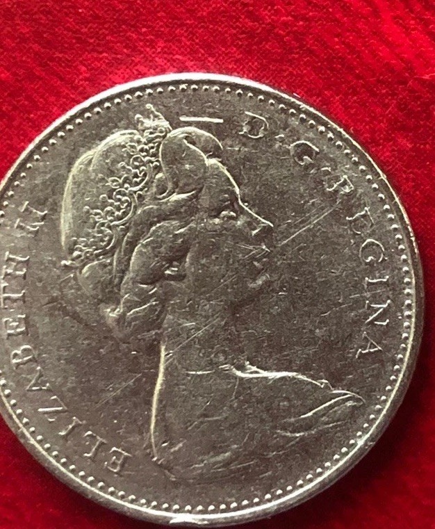 CANADA Five Cent Coins 1976