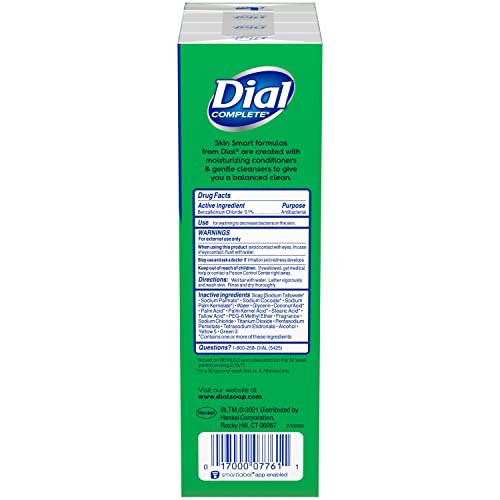 Dial Antibacterial Bar Soap, Refresh & Renew, Mountain Fresh, 4 Oz, 8