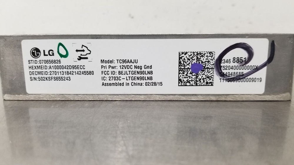15 CHEVY CAMARO COMMUNICATION ONSTAR CONTROL MODULE 23468851