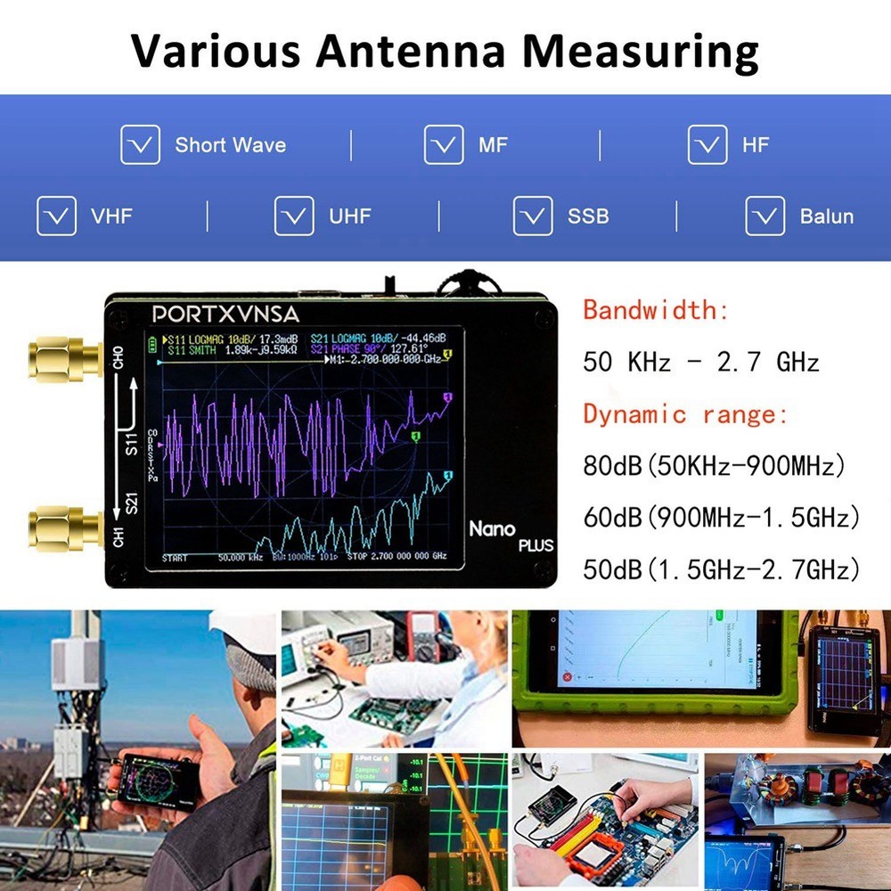 For Handheld Spectrum Analyzer 50KHz-2.7GHz Vector Antenna9269