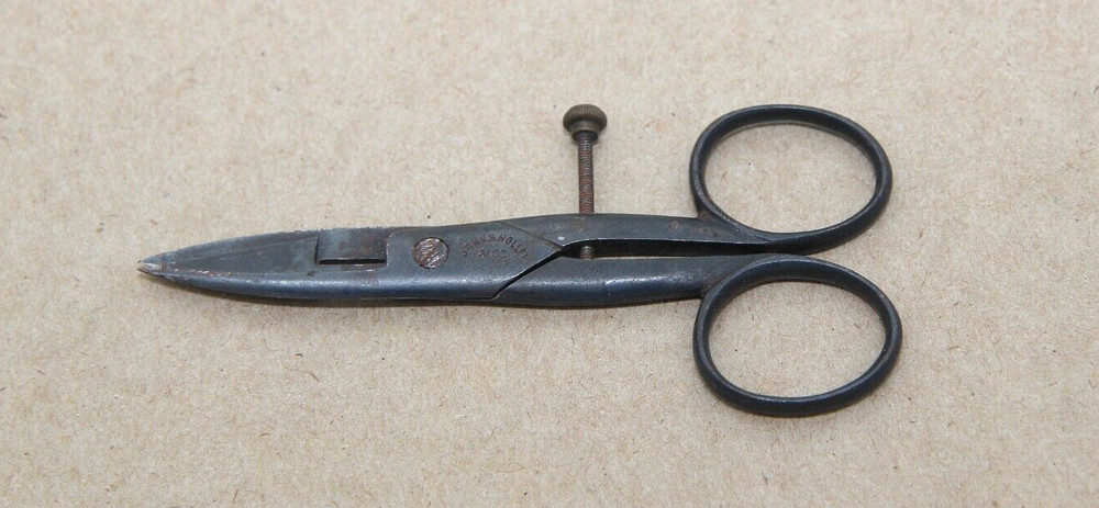 Vintage John S Holler Buttonhole Scissors Vintage Adjustable