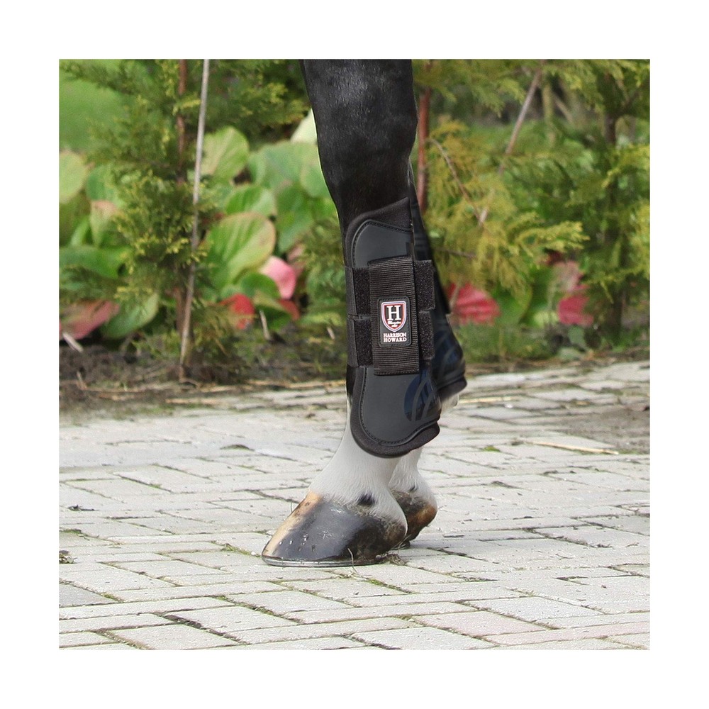 Harrison Howard Horse Tendon Boots Open Front/Fetlock Boot for Horse Protecti...