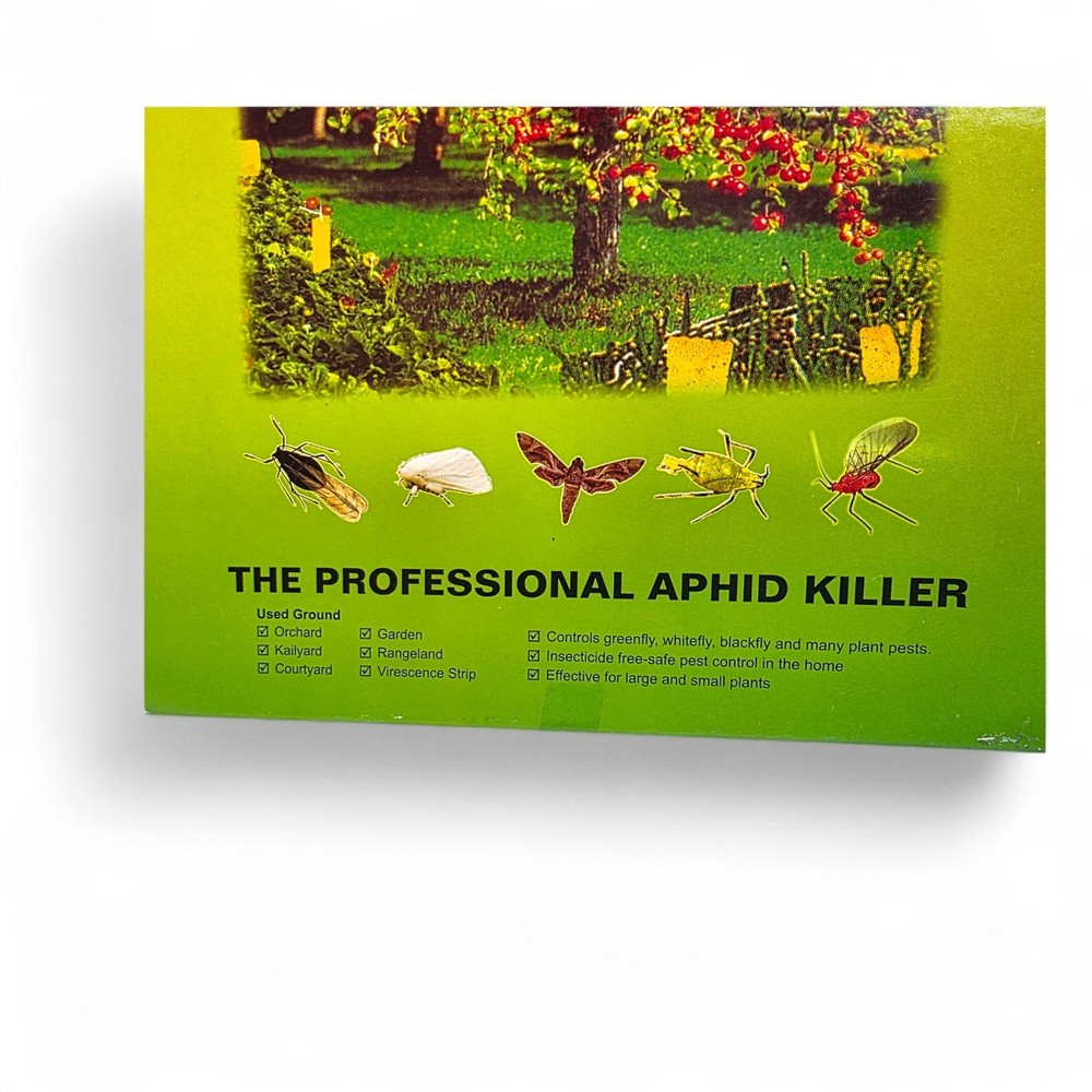 Aphid Bug Glue Traps Plastic 10 Yellow Traps Professional Aphid Killer Non-Toxic