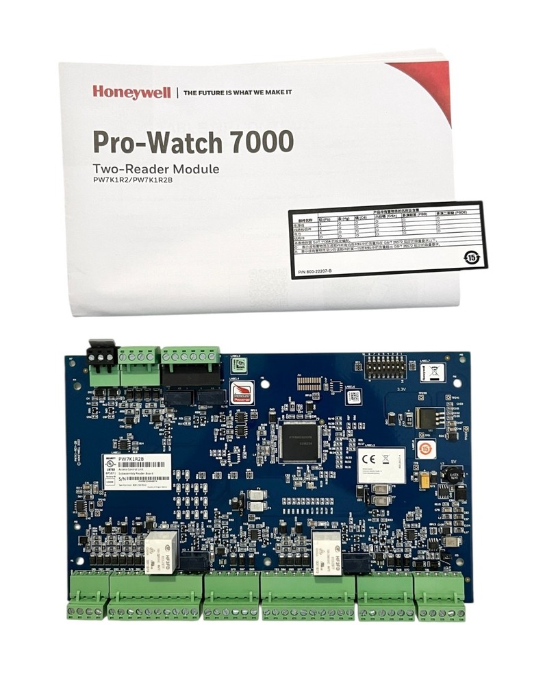 Honeywell PW7K1R2B Pro-Watch 7000 Access Control Unit Dual-Reader Module Board