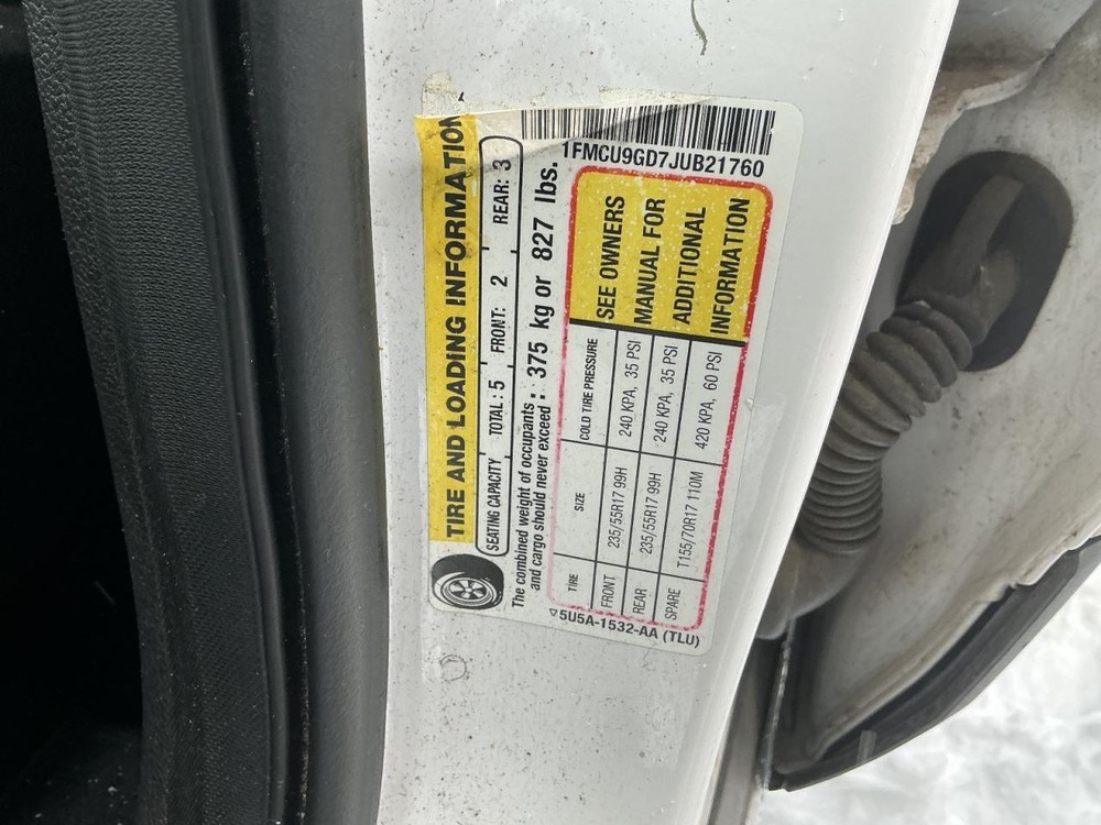 Temperature Control Front Dual Zone Fits 18-19 ESCAPE 873023