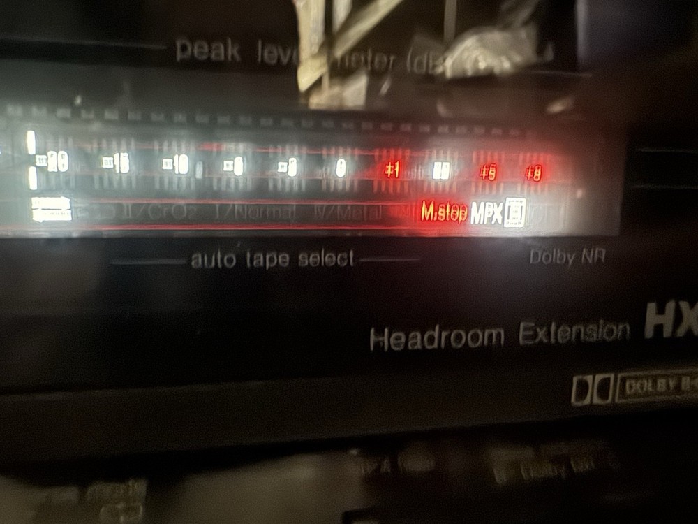 Technics RS-BR465 Stereo Cassette Deck Auto-Reverse Dolby HX Pro-Powers On-As Is