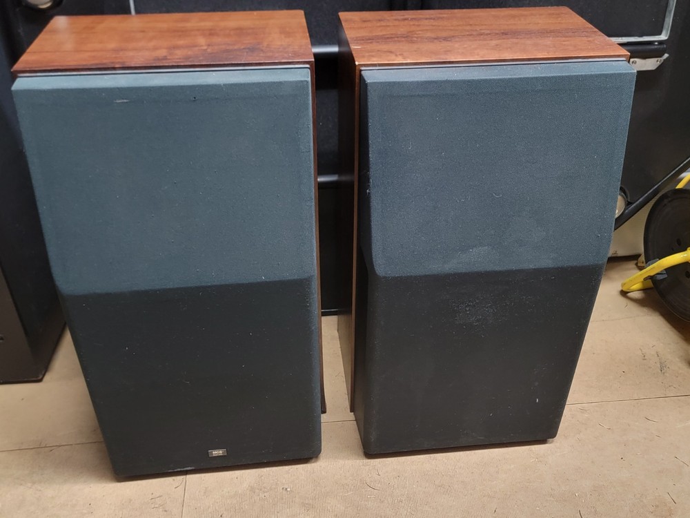Pair MCS Model 8320 Linear Phase Speakers Technics Excellent Sound Vintage