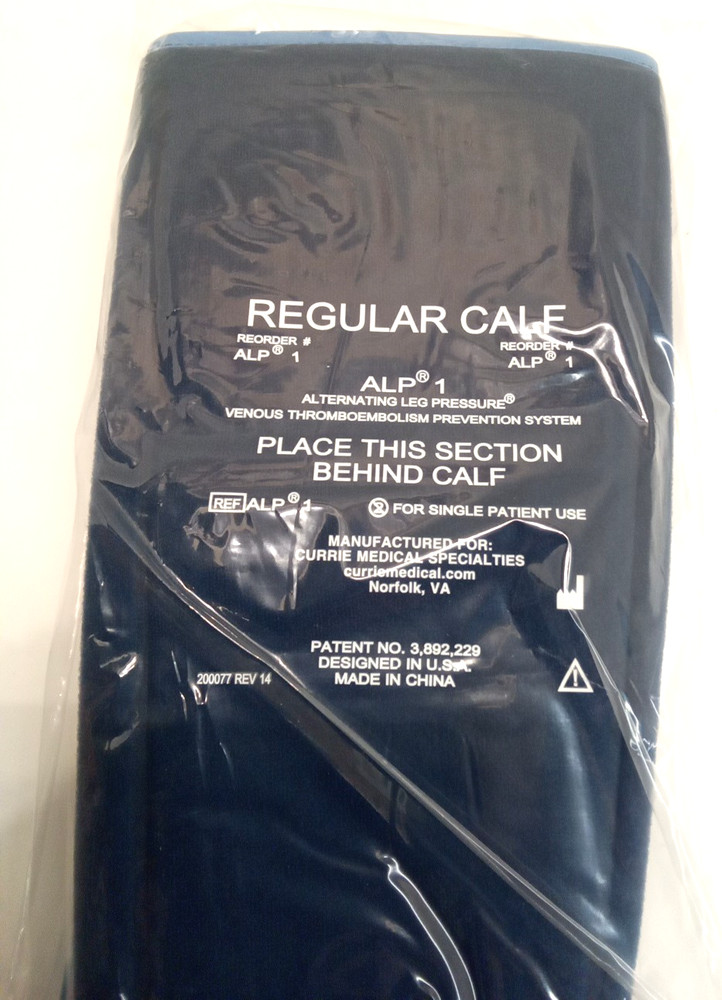 Currie ALP 1 Compression Garment Regular Calf~18" DVT Prevention System 10 Pairs