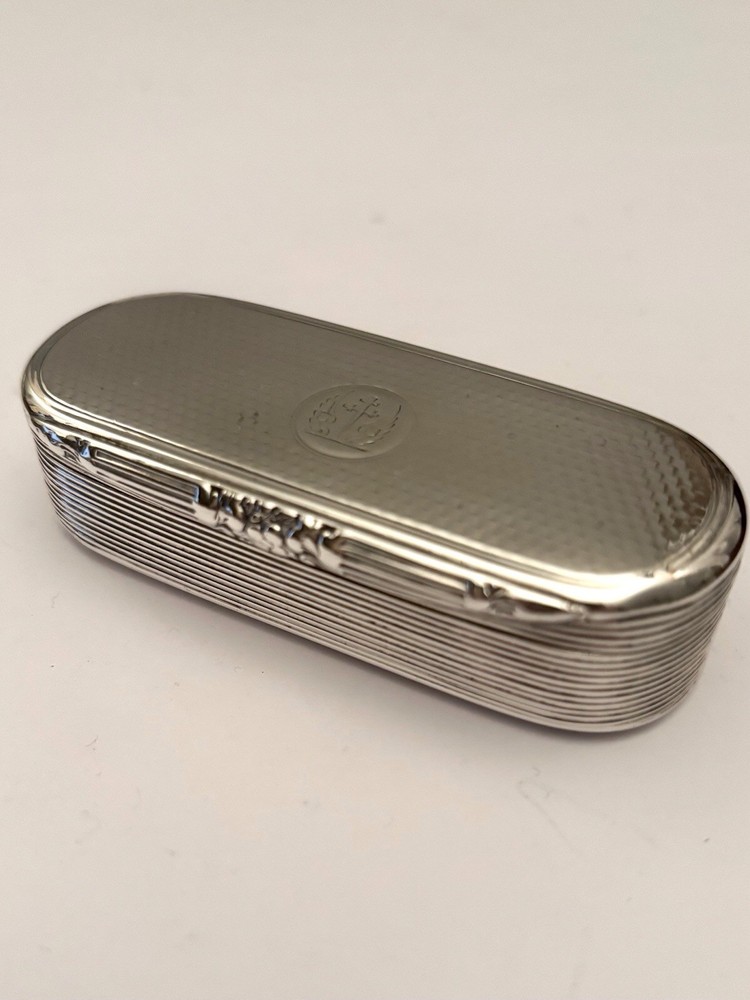 William IV Silver Gilt Snuff Box Birmingham 1835 Willmore & Co