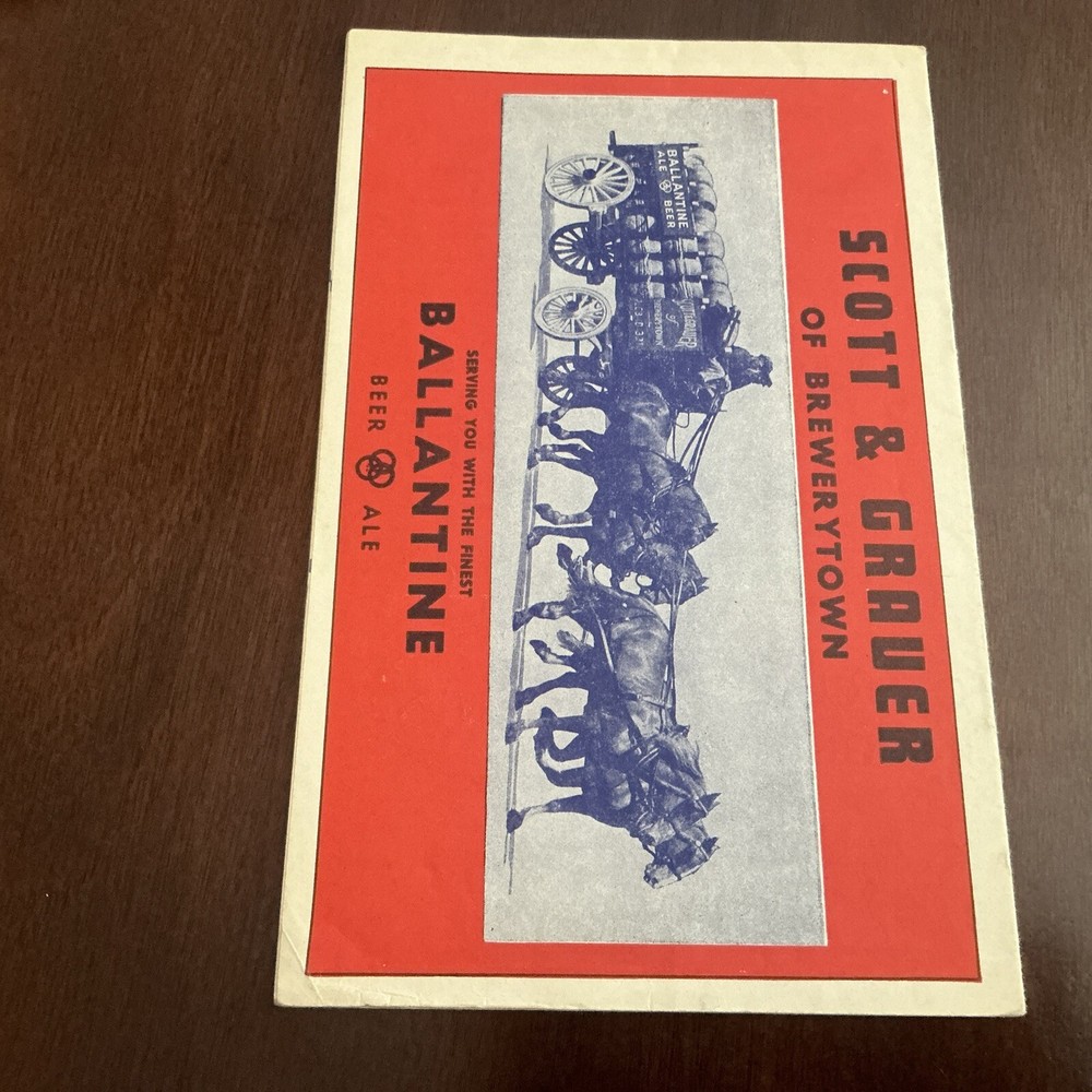 Philadelphia Phillies Vs. NY Giants 1947 Official Program *Scored*